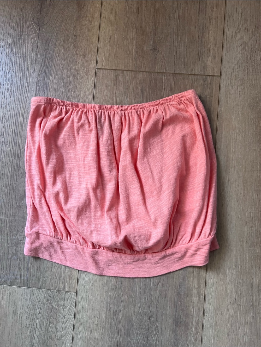 Express Coral Pink Strapless Tube Top
